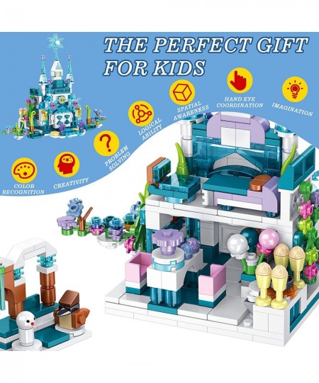 Girls Building Blocks Toys Princess Castle Building Bricks Toy Set Gifts for Girls 6-12 ( 554 Pieces) $33.13 - Toy Building Sets