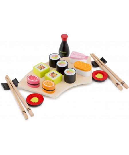 Wooden Sushi Set - Pretend Play Toy for Kids Cooking Simulation Educational Toys and Color Perception Toy for Preschool Age T...