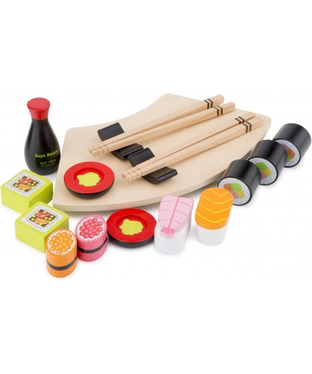 Wooden Sushi Set - Pretend Play Toy for Kids Cooking Simulation Educational Toys and Color Perception Toy for Preschool Age T...