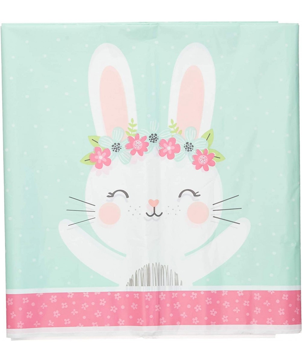 Party Supplies Bunny Party Plastic Tablecloth Tablecover Multicolor 108X54In $14.85 - Kids' Party Tablecovers