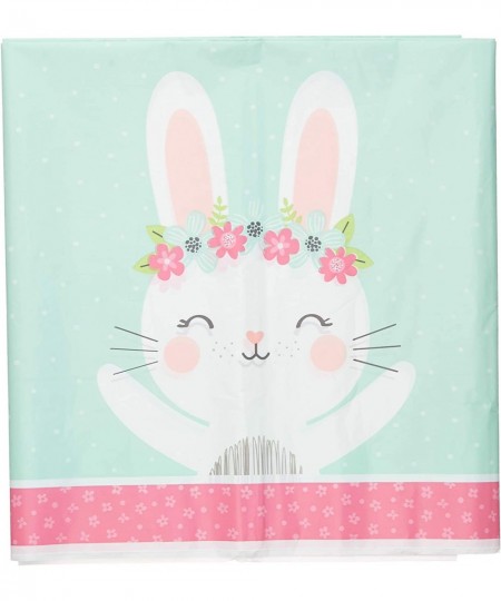 Party Supplies Bunny Party Plastic Tablecloth Tablecover Multicolor 108X54In $14.85 - Kids' Party Tablecovers