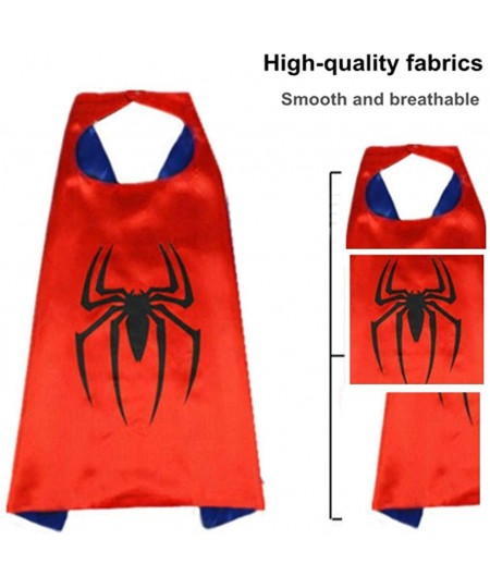 Superhero Capes for Kids Dress up Costumes-Satin Cape and Felt Mask with Bracelet $23.37 - Kids' Costumes