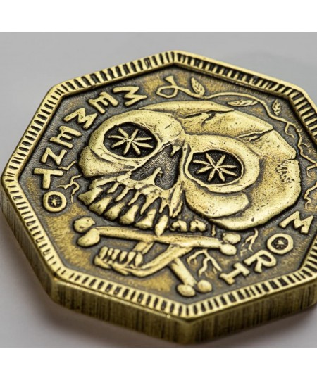 Memento Mori Brass Coin | Memento Vivere Stoic Reminder Token $28.20 - Game Accessories