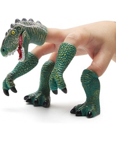 Dinosaur Finger Hand Puppet Handi Dino T-rex Puppets Animal Raptor Finger Toys for Kids (Tyrannosaurus-Cyan) $17.49 - Finger ...