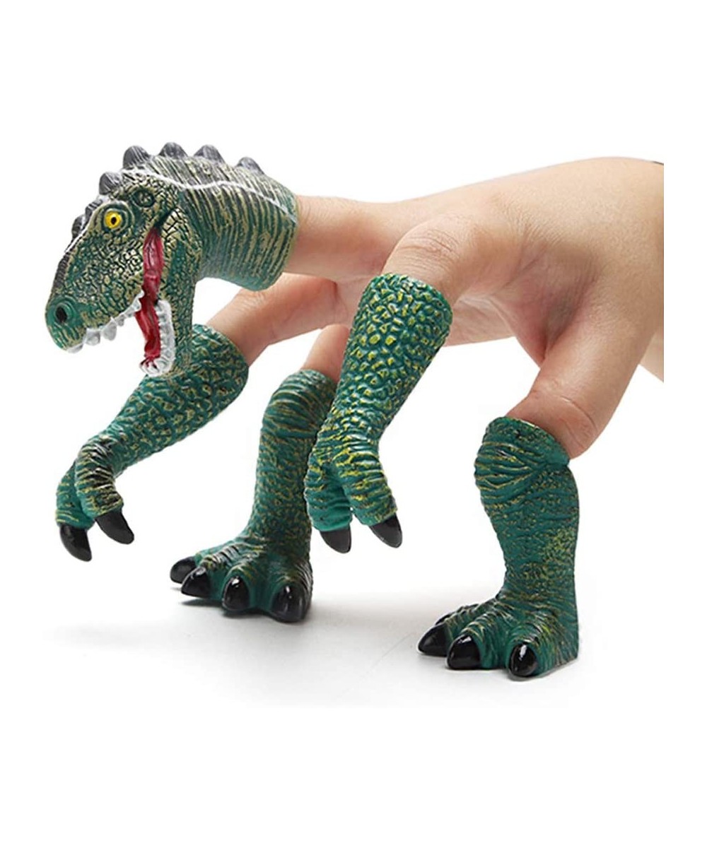 Dinosaur Finger Hand Puppet Handi Dino T-rex Puppets Animal Raptor Finger Toys for Kids (Tyrannosaurus-Cyan) $17.49 - Finger ...