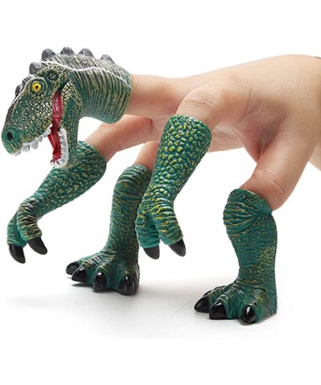 Dinosaur Finger Hand Puppet Handi Dino T-rex Puppets Animal Raptor Finger Toys for Kids (Tyrannosaurus-Cyan) $17.49 - Finger ...