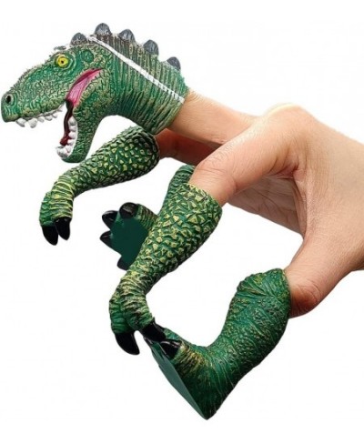 Dinosaur Finger Hand Puppet Handi Dino T-rex Puppets Animal Raptor Finger Toys for Kids (Tyrannosaurus-Cyan) $17.49 - Finger ...