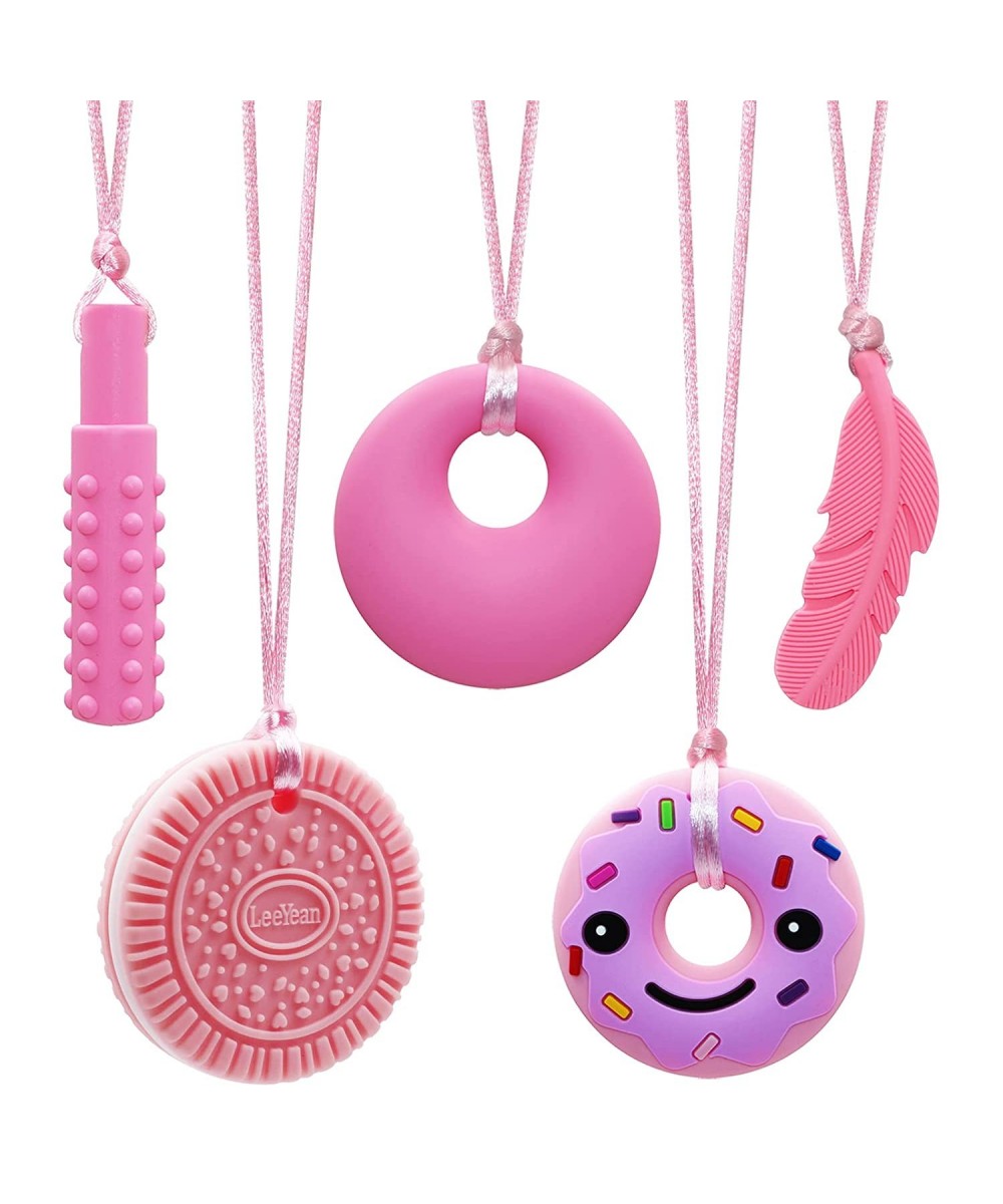 Chew Necklace for Sensory Girls Silicone Chewy Necklaces for Kids with Autism ADHD SPD Chewing Oral Motor Therapy Toy $22.76 ...