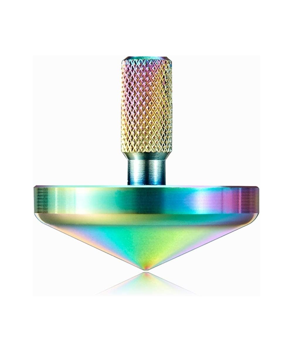 Colorful Metal Spinning Top Stainless Steel Precision Gyroscope Anti-Gravity Spinner Top Perfect Balance Desktop Toy Unique G...