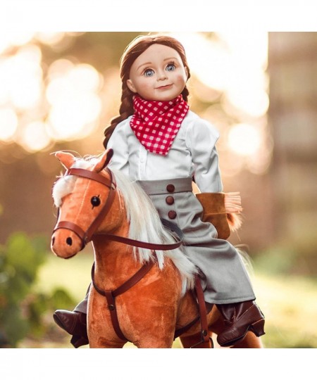 18 Inch Girl Doll Clothes & Accessories 7 Piece Authentically Styled American Frontier Girl Outfit and Boot Shoes $40.30 - Do...