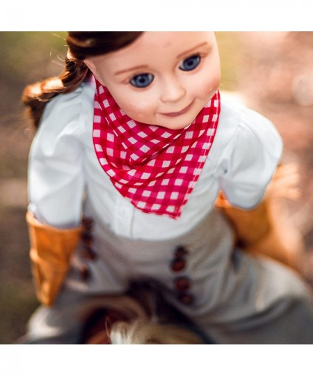 18 Inch Girl Doll Clothes & Accessories 7 Piece Authentically Styled American Frontier Girl Outfit and Boot Shoes $40.30 - Do...