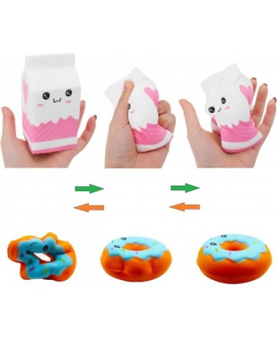 8 Pack Squishies Jumbo Slow Rising Squishy Toys Soft Unicorn Cake Ice Cream Donut Hamburger Stress Relief Pinata Stocking Stu...