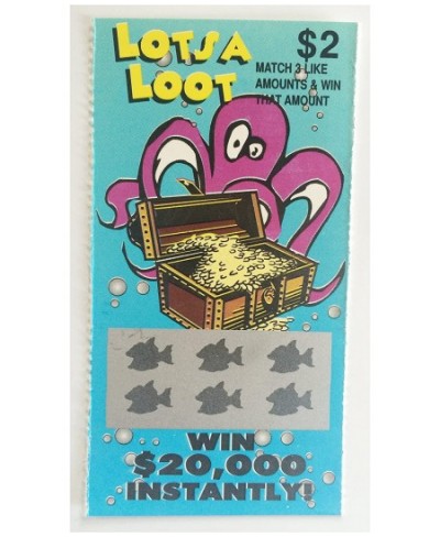 Gag Fake Lottery Tickets - Joke Prank Your Family & Friends with These Scratch Cards - Set of 100 Assorted Phony Winning lott...