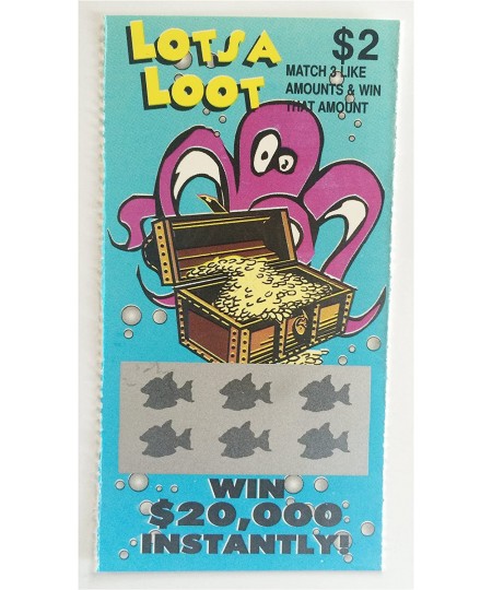 Gag Fake Lottery Tickets - Joke Prank Your Family & Friends with These Scratch Cards - Set of 100 Assorted Phony Winning lott...