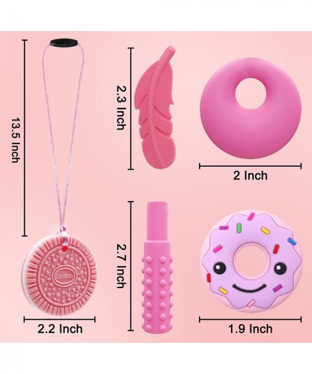 Chew Necklace for Sensory Girls Silicone Chewy Necklaces for Kids with Autism ADHD SPD Chewing Oral Motor Therapy Toy $22.76 ...