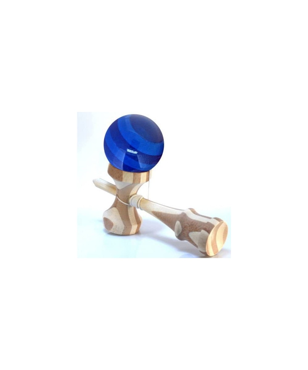 Bamboo Kendama with Translucent Blue Ball with Extra String for Kids Teens Adults Festival Gift $27.96 - Kids' Handheld Games