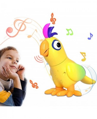 Talking Interactive Parrot Advanced Training Talk Back Music Touch Modes USB 400mAh Long Standby Realistic Fake Bird Toy for ...