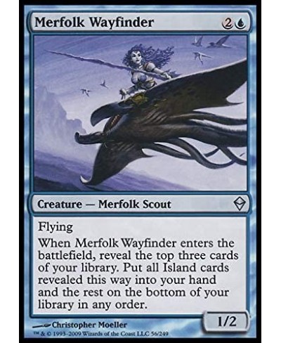 Merfolk Wayfinder (56) - Zendikar - Foil $11.41 - Card Games