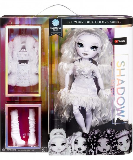 Shadow Series 1 Natasha Zima- Grayscale Fashion Doll. 2 Designer Dove White Outfits to Mix & Match with Accessories $31.81 - ...