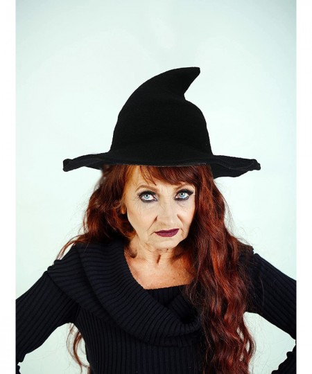 4 Pack Halloween Witch Hat Wool Witch Hats for Halloween Party Decor $57.96 - Kids' Party Hats