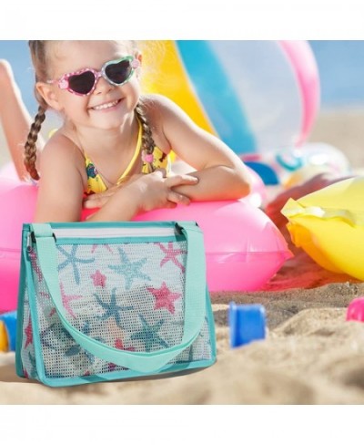 Shell Bag for Kids Beach Bag Sand Toys 3 Pcs Mesh Seashell Bag Beach Toy Shell Collecting Bag Beach Tote Crossbody Bag for Bo...