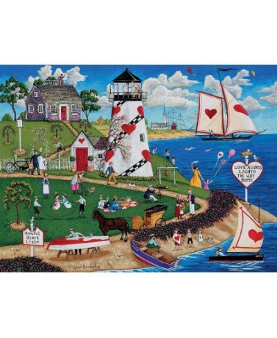 - 300 Large Piece Jigsaw Puzzle for Adults 18" x 24" - Hopeful Heart Light Jigsaw Puzzle by Artist Joseph Holodook- Beach Sho...