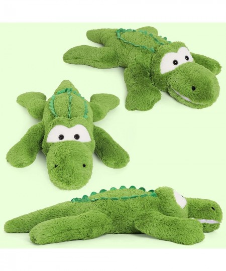 Plush Alligator Stuffed Animal Plush Toy 36inch Mommy Stuffed Crocodile with 3 Baby Crocodile Stuffed Animals Alligator Plush...