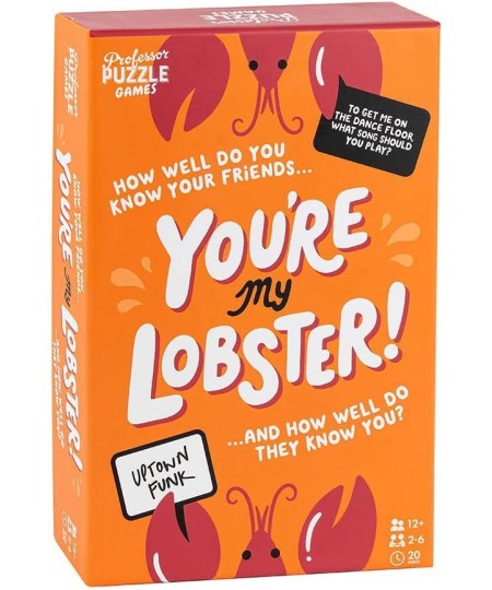 You're My Lobster - How Well do You Know Your Friends...and How Well do They Know You? $39.24 - Board Games