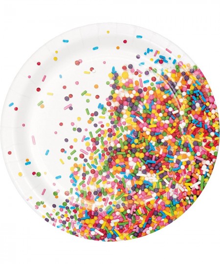 Confetti Sprinkles Dessert Plates 24 ct $18.16 - Kids' Party Tableware