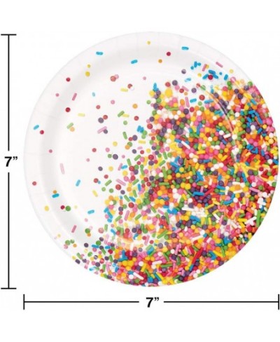 Confetti Sprinkles Dessert Plates 24 ct $18.16 - Kids' Party Tableware