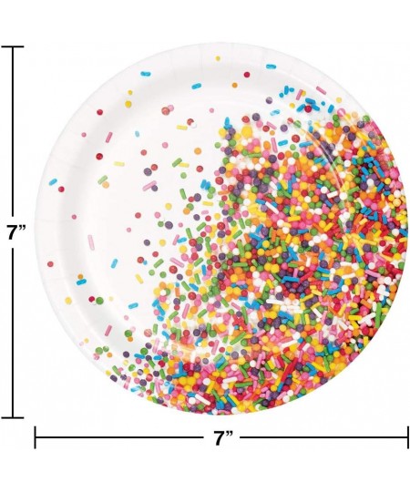 Confetti Sprinkles Dessert Plates 24 ct $18.16 - Kids' Party Tableware