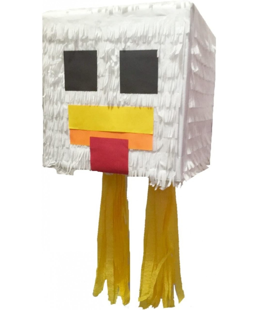 Chicken Inspired Pixelated Theme Pinata Fully Assembled Ready to Use $56.44 - Piñatas