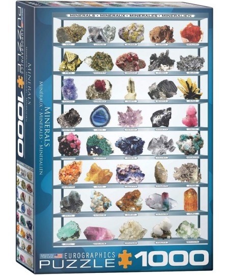 Minerals of The World 1000 Piece Puzzle (6000-2008) $33.81 - Jigsaw Puzzles