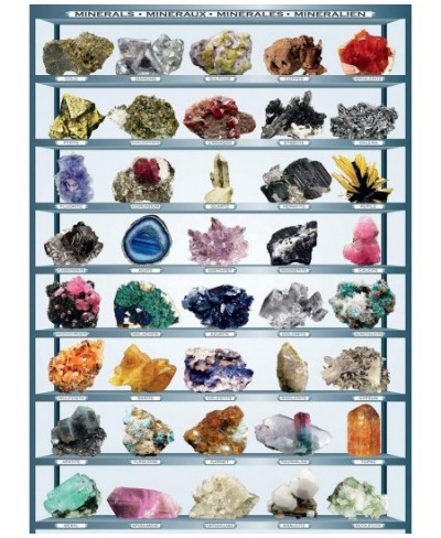 Minerals of The World 1000 Piece Puzzle (6000-2008) $33.81 - Jigsaw Puzzles