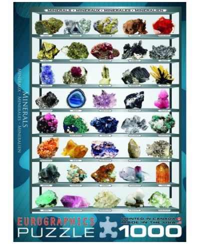 Minerals of The World 1000 Piece Puzzle (6000-2008) $33.81 - Jigsaw Puzzles