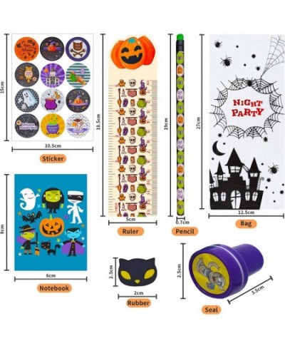 168 Pcs Halloween Prizes Bulk School Party Favors for kids Classroom Prizes Favors Treats Non-Candy Halloween School Supplies...