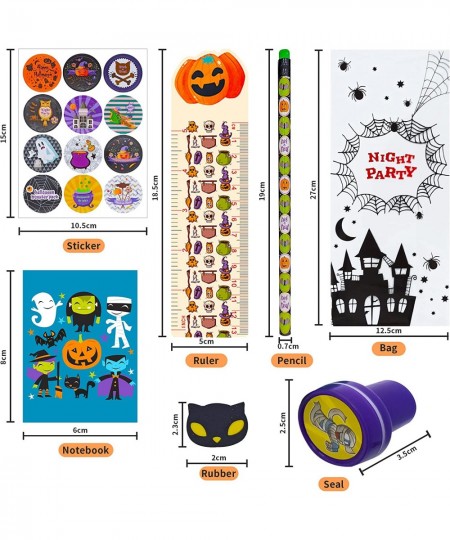 168 Pcs Halloween Prizes Bulk School Party Favors for kids Classroom Prizes Favors Treats Non-Candy Halloween School Supplies...