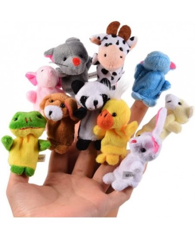 10pcs Soft Plush Animal Finger Puppets Set Baby Story Time Velvet Animal Style for Toddlers (10pcs) $17.68 - Finger Puppets