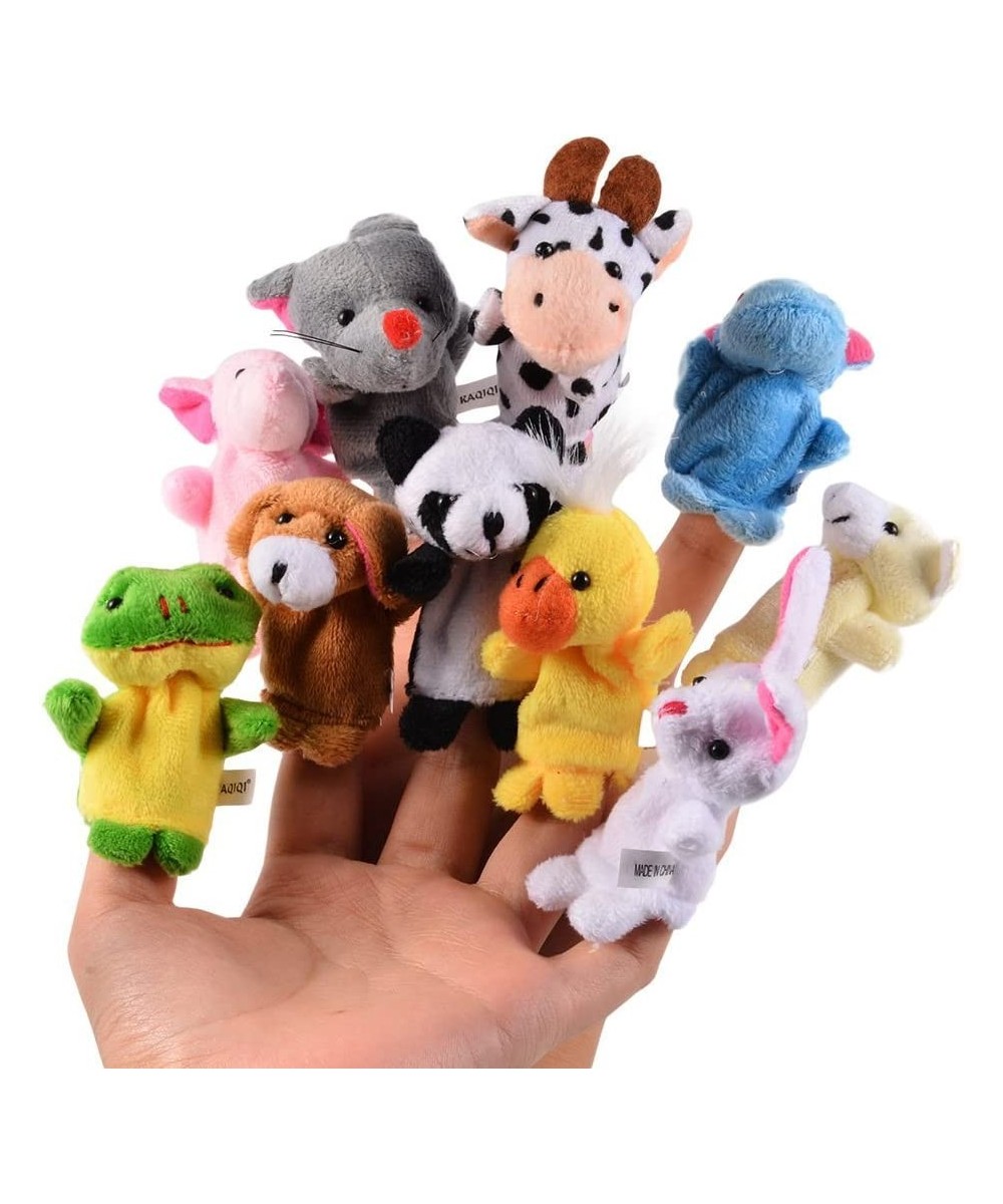 10pcs Soft Plush Animal Finger Puppets Set Baby Story Time Velvet Animal Style for Toddlers (10pcs) $17.68 - Finger Puppets