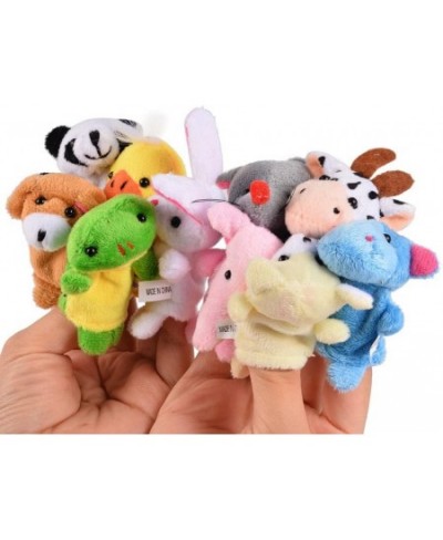 10pcs Soft Plush Animal Finger Puppets Set Baby Story Time Velvet Animal Style for Toddlers (10pcs) $17.68 - Finger Puppets