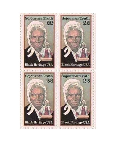 Sojourner Truth Set of 4 x 22 Cent US Postage Stamps NEW Scot 2203 $15.61 - Collectible Postage Stamps