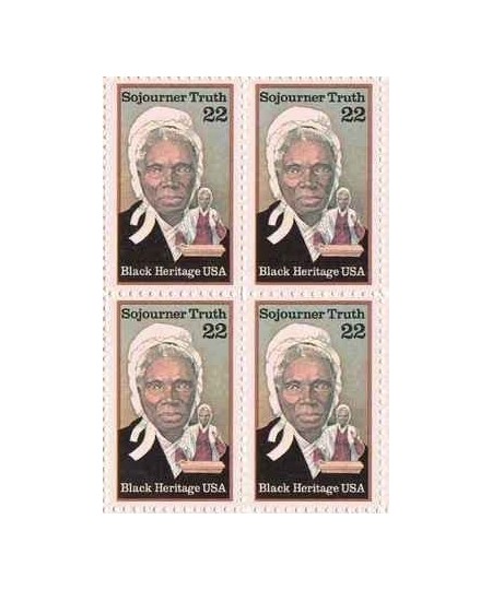 Sojourner Truth Set of 4 x 22 Cent US Postage Stamps NEW Scot 2203 $15.61 - Collectible Postage Stamps