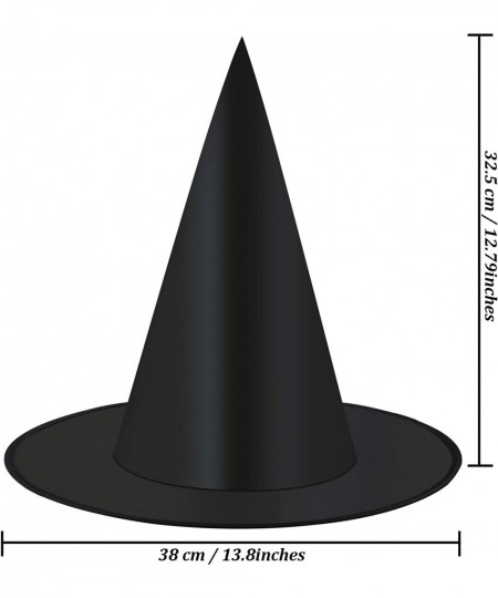 36 Pack Halloween Witch Hats Costume Accessories Black Witch Hats for Halloween Home Decoration Favors $37.91 - Kids' Party Hats