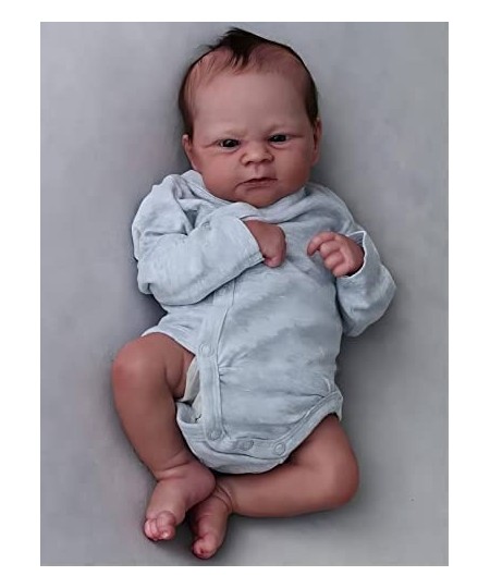 Reborn Baby Dolls Reborn Dolls Boy 17 Inch Handmade Realistic Baby Doll Newborn Lifelike Dolls in Soft Vinyl and Weightd Body...