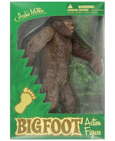 7-1/4" Bigfoot Hard Vinyl Movable Action Figure with Research Team Car Decal | Novelty Gag Practical Joke Prank Sarcastic Toy...