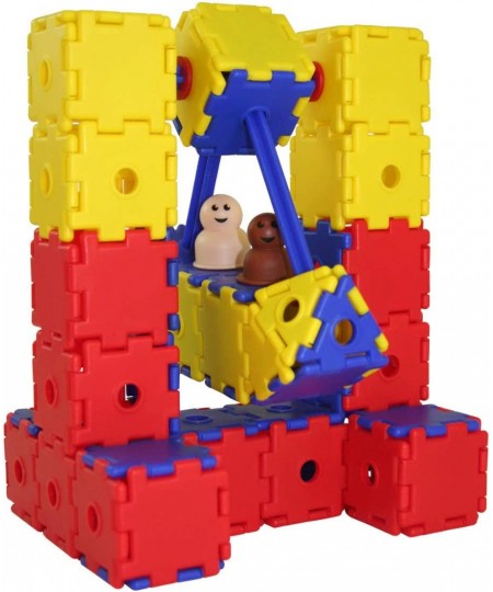 Kids Junior Construction Set in Multicolored - Educational Toy Interlocking Building Kit - 3+ Years - 124 Pieces $80.40 - Toy...