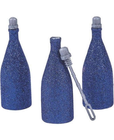 Wedding Bubbles in Glittery Blue Bottles - 12 Pack | Mini Bubbles for Wedding Anniversary Engagement Bridal Wedding Party Fav...