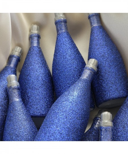 Wedding Bubbles in Glittery Blue Bottles - 12 Pack | Mini Bubbles for Wedding Anniversary Engagement Bridal Wedding Party Fav...