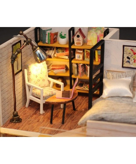 Flever? Dollhouse Miniature DIY Music House Kit Manual Creative with Furniture for Romantic Artwork Gift (Romantic Nordic) $5...