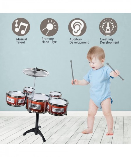 Toddlers Drum Set Small Baby Drum Set Child Mini Musical Drum Toy for Toddlers Gift for Christmas Party Birthday for 1-3 Year...